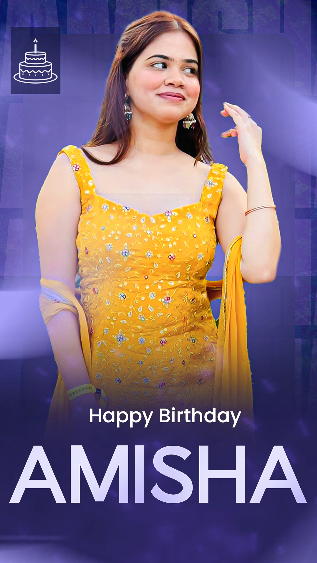 Instagram story — Amisha Singh birthday